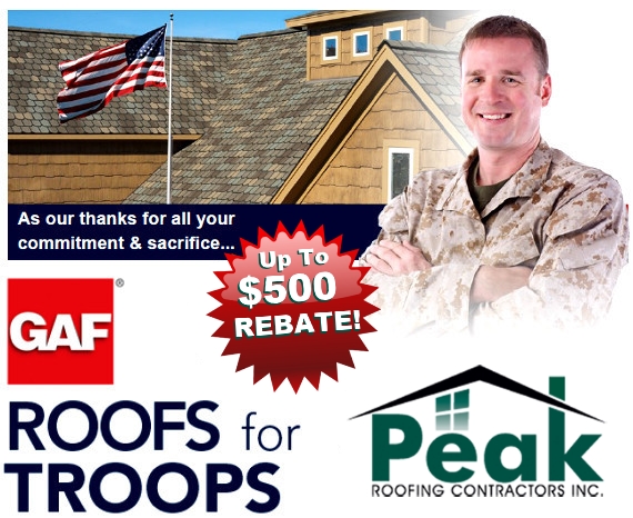 Roofs For Troops Rebate